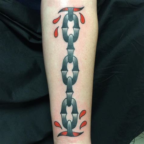 chain tattoo ideas|traditional chain tattoos.